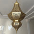 Large Moroccan brass chandelier lighting , Moroccan bronze light (PL 10014)
